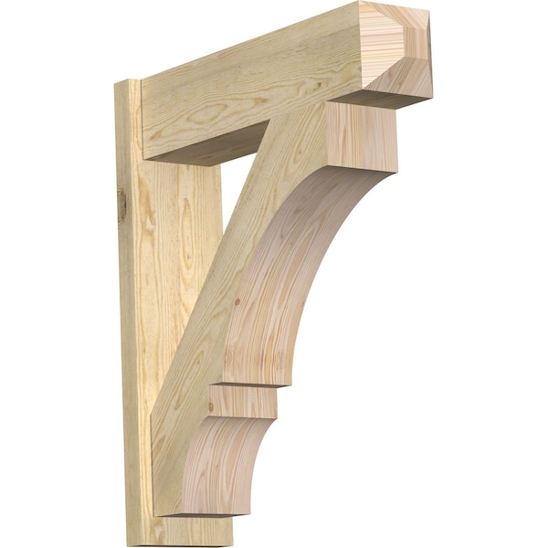 Ekena Millwork Balboa Rough Sawn Craftsman Outlooker, Douglas Fir, 8"W x 30"D x 34"H OUT08X30X34BOA04RDF - main